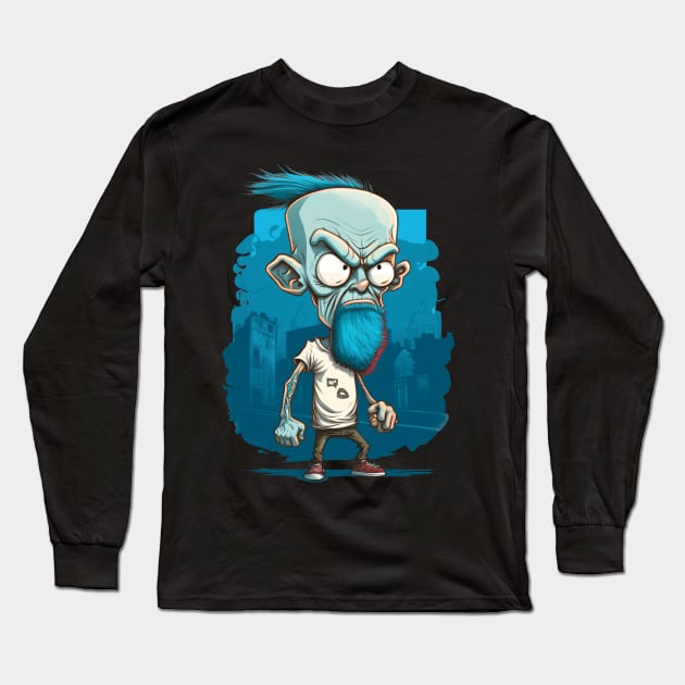 Old punker Long Sleeve T-Shirt by Potlač si!